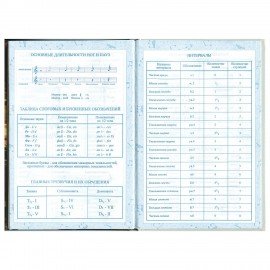 Дневник для музыкальной школы 140х210 мм, 48 л., твердый, BRAUBERG, справочный материал, "Концерт", 103279