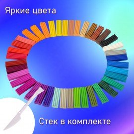 Пластилин классический BRAUBERG "АКАДЕМИЯ КЛАССИЧЕСКАЯ", 40 цветов, 800 г, СТЕК, ВЫСШЕЕ КАЧЕСТВО, 106512