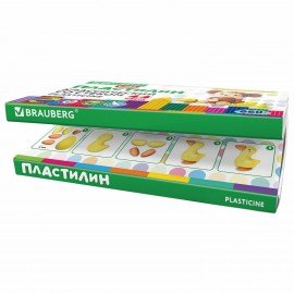 Пластилин классический BRAUBERG KIDS, 44 цвета, 660 грамм, стек, ВЫСШЕЕ КАЧЕСТВО, 106679