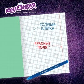 Тетради с ЗЕЛЁНОЙ обложкой 12л. КОМПЛЕКТ 20шт, клетка+косая линия, ЮНЛАНДИЯ, 106752