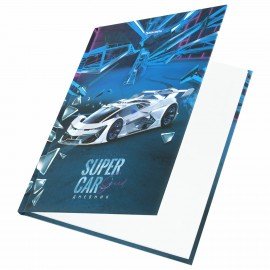 Дневник 1-11 класс 40 л., твердый, BRAUBERG, глянцевая ламинация, "Super car", 106848