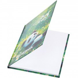 Дневник 1-4 класс 48 л., твердый, BRAUBERG, глянцевая ламинация, с подсказом, "Панда", 107158