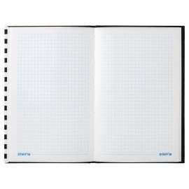 Блокнот (135х206 мм) А5 STAFF, 80 л., твердый, тиснение фольгой, "Стильный", 111611