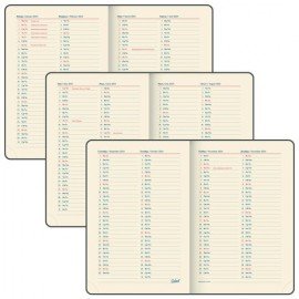 Ежедневник датированный 2024 А5 148х218 мм GALANT "CombiContract", под кожу, черный, 114761