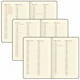 Ежедневник датированный 2025, А5, 138x213 мм, BRAUBERG "Comodo", под кожу, красный, 115773