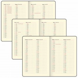 Еженедельник датированный 2025 А5 145х215мм BRAUBERG Comodo, под кожу, темно-коричневый, 115956