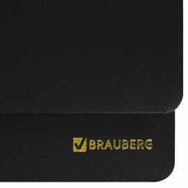 Планинг настольный недатированный (305х140 мм) BRAUBERG "Select", балакрон, 60 л., черный, 123797