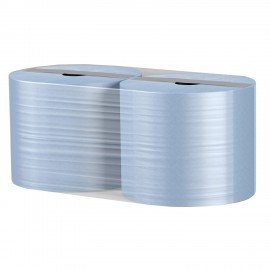 Бумага протирочная VEIRO (Система W1), КОМПЛЕКТ 2 шт., 1000 листов в рулоне, 24х35 см, 2-слойная, Comfort, W201