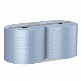 Бумага протирочная VEIRO (Система W1), КОМПЛЕКТ 2 шт., 1000 листов в рулоне, 24х35 см, 2-слойная, Comfort, W201