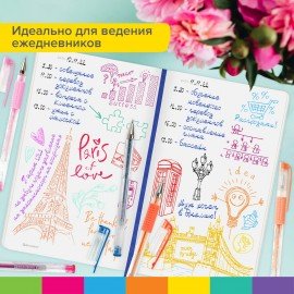 Ручки гелевые НАБОР 30 ЦВЕТОВ, линия письма 0,5 мм, BRAUBERG KIDS, 143819