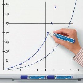 Маркер стираемый для белой доски СИНИЙ, BRAUBERG "Neo", 5 мм, с клипом, 150488