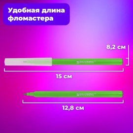 Фломастеры BRAUBERG "PREMIUM", 18 цветов, КЛАССИЧЕСКИЕ, вентилируемый колпачок, ПВХ-упаковка с европодвесом, 151935