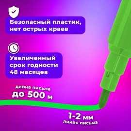 Фломастеры BRAUBERG "PREMIUM", 18 цветов, КЛАССИЧЕСКИЕ, вентилируемый колпачок, ПВХ-упаковка с европодвесом, 151935