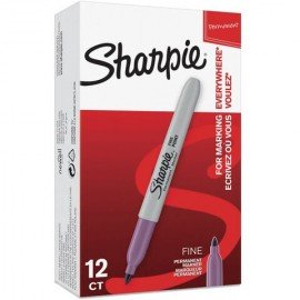 Маркер перманентный SHARPIE (США) ЕЖЕВИЧНЫЙ, "Fine", круглый наконечник, 1 мм, 2025039