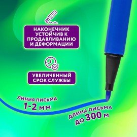 Фломастеры ЮНЛАНДИЯ "ДОМИКИ", 12 цветов, трехгранные, вентилируемый колпачок, картон, 152182