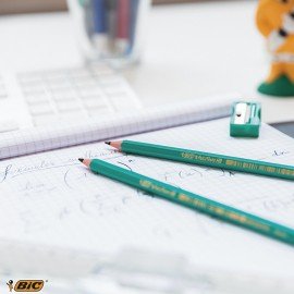 Карандаш чернографитный BIC, 1 шт., "Evolution", HB, корпус зеленый, 8803112