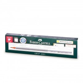 Карандаш чернографитный FABER-CASTELL, 1 шт., "Grip 2001", НВ, трехгранный, 117000