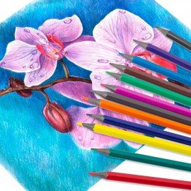 Карандаши цветные ПИФАГОР "СКАЗОЧНЫЙ ГОРОД", 18 цветов, шестигранные, 181584