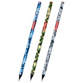 Карандаш чернографитный BRAUBERG "ARMY", 1 шт., HB, корпус ассорти, 181770