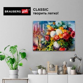 Холст на картоне BRAUBERG ART CLASSIC, 35*45см, грунтованный, 100% хлопок, мелкое зерно, 191020