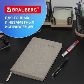 Ручка-корректор BRAUBERG, 10 мл, металлический наконечник, 220618