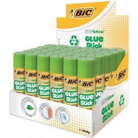 Клей-карандаш BIC "ECOlutions", 8 г, с ароматом яблока, 8923442.