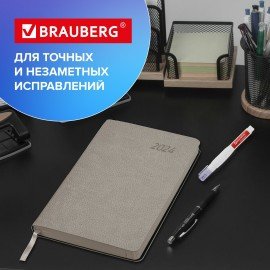 Ручка-корректор BRAUBERG, 14 мл, металлический наконечник, 226820