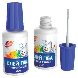 Клей ПВА ЛУЧ "Классика", с кисточкой, 20 г, 29С 1719-08