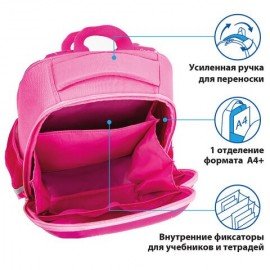 Ранец ПИФАГОР EVA BASIC, 1 отделение, "Trip to Paris", 39х30х16 см, 229937