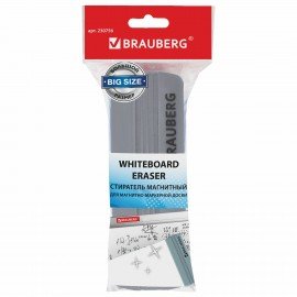 Стиратель для магнитно-маркерной доски (55х160 мм), упаковка с европодвесом, BRAUBERG, 230756