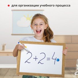 Доска магнитно-маркерная А4, 254х342 мм, ГАРАНТИЯ 10 ЛЕТ, BRAUBERG, 231993