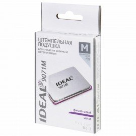 Штемпельная подушка TRODAT IDEAL 9071М, 90х56 мм, металлический корпус, ФИОЛЕТОВАЯ, 153126