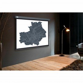 Экран Cactus Wallscreen CS-PSW-180X180-SG, 180x180см, 1:1, настенно-потолочный, серый