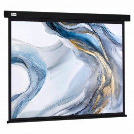 Экран Cactus Wallscreen CS-PSW-180X180-BK, 180x180см, 1:1, настенно-потолочный, черный, PSW-180x180-BK