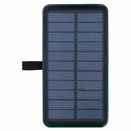 Аккумулятор внешний POWER BANK 10000 mAh, CACTUS CS-PBFSPT-10000, 2 USB, солнечная батарея, 1205749