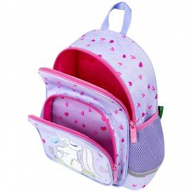 Рюкзак BRAUBERG KIDS PLAY детский, 1 отделение, 3 кармана, "Darling bunny", 29х23х12 см, 271390