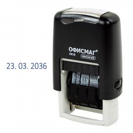 Датер-мини ОФИСМАГ, месяц цифрами, оттиск 22х4 мм, "Printer 7810 BANK", 271926