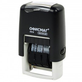 Датер-мини ОФИСМАГ, месяц цифрами, оттиск 22х4 мм, "Printer 7810 BANK", 271926