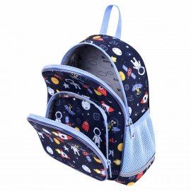 Рюкзак BRAUBERG KIDS PLAY детский, 1 отделение, 3 кармана, "In space", 29х23х12 см, 272051