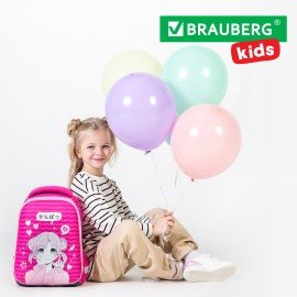 Ранец BRAUBERG KIDS START, 1 отделение, 2 кармана, "Anime style", 35х26х13 см, 272094