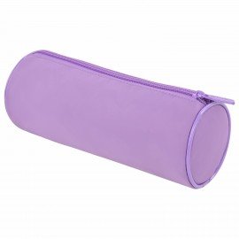 Пенал-тубус BRAUBERG, с эффектом Soft Touch, мягкий, Pastel purple, 272301
