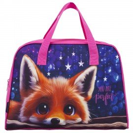 Сумка для внешкольных занятий BRAUBERG с ручками, 35x25x15 см, Cute fox, 272379