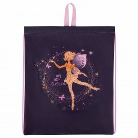 Мешок для обуви BRAUBERG KIDS, с петлей, 42х34 см, "Gold fairy", 272414