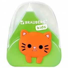 Корректирующая лента BRAUBERG KIDS Котенок, 5 мм х 6 м, корпус ассорти, блистер, 272494