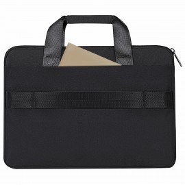 Сумка портфель HEIKKI ULTRA (ХЕЙКИ) с отд. для ноутбука 15,6", Total black, черный, 28х39х3 см, 272609