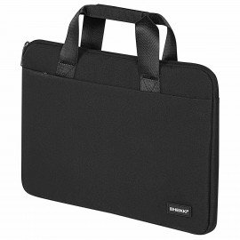 Сумка портфель HEIKKI ULTRA (ХЕЙКИ) с отд. для ноутбука 15,6", Total black, черный, 28х39х3 см, 272609