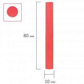 Мел цветной круглый мягкий КОМПЛЕКТ 100 штук, BRAUBERG, 272769