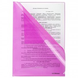 Папка-уголок ERICH KRAUSE Glossy Neon, ассорти, 0,18 мм, 50159