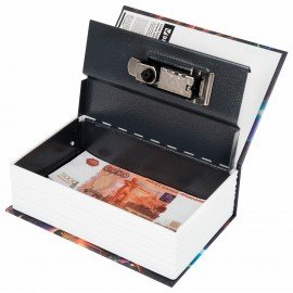 Сейф-книга "Алиса в Стране чудес", 55х115х180 мм, кодовый замок, BRAUBERG, 291356