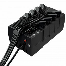 Источник бесперебойного питания CYBERPOWER BS650E, 650 VA (390 W), 8 евророзеток